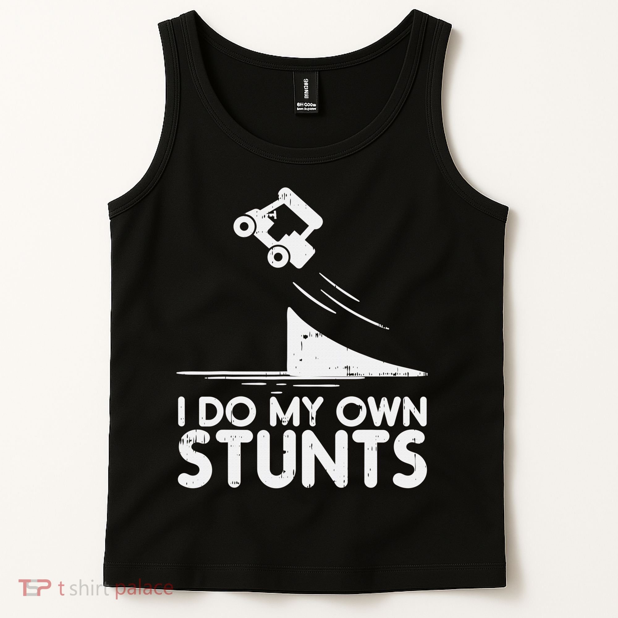Funny Do My Own Stunts Golf Cart Driver Golfing Lover Tank Top