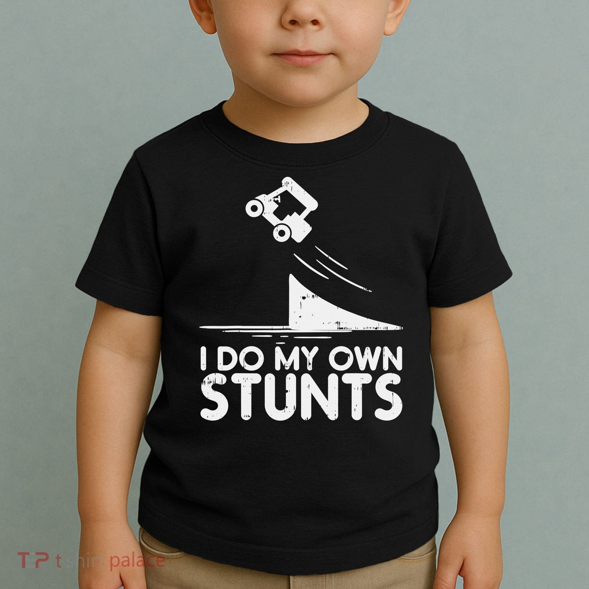 Funny Do My Own Stunts Golf Cart Driver Golfing Lover Toddler T-Shirt