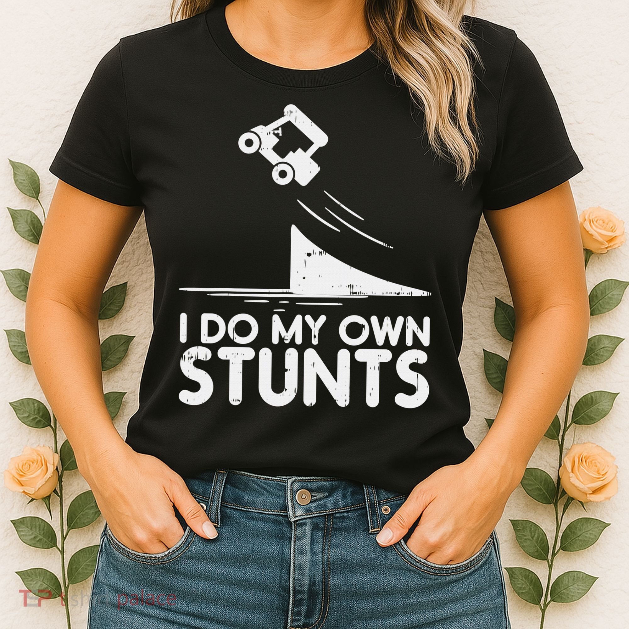 Funny Do My Own Stunts Golf Cart Driver Golfing Lover Women's T-Shirt
