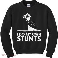 Funny Do My Own Stunts Golf Cart Driver Golfing Lover Kids Sweatshirt thumb 0