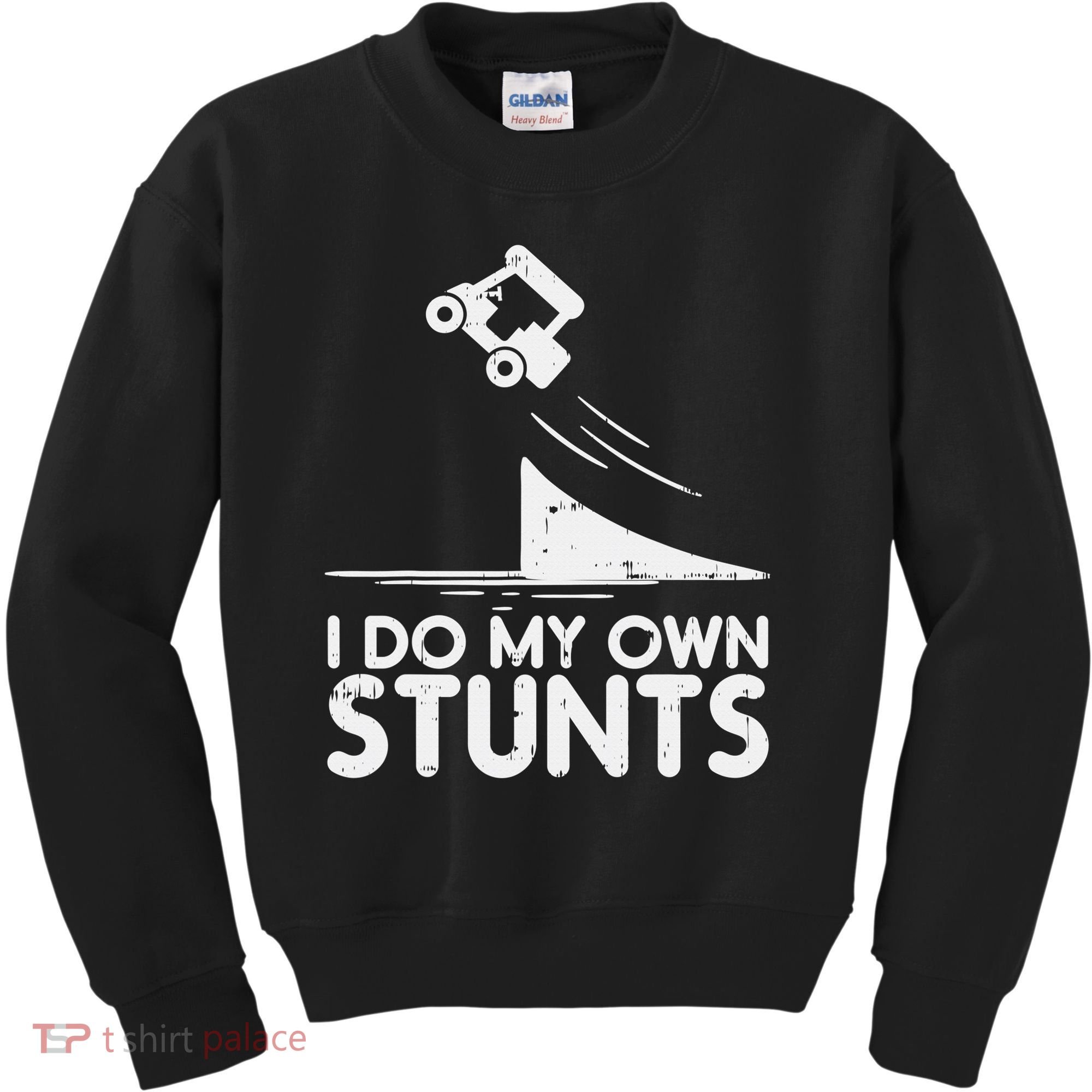 Funny Do My Own Stunts Golf Cart Driver Golfing Lover Kids Sweatshirt