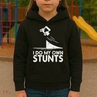 Funny Do My Own Stunts Golf Cart Driver Golfing Lover Kids Hoodie thumb 3