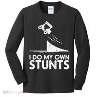 Funny Do My Own Stunts Golf Cart Driver Golfing Lover Kids Long Sleeve Shirt thumb 0