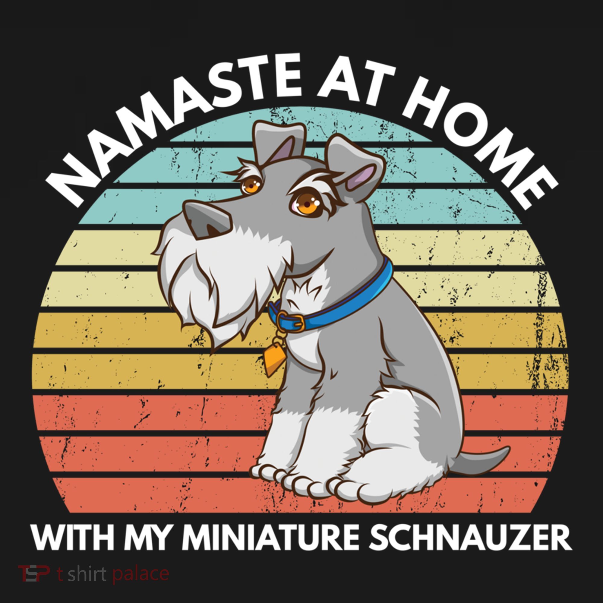 Funny Dog Mom And Yoga Lover Miniature Schnauzer Meaningful Gift Doggie Tank