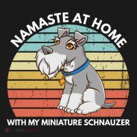 Funny Dog Mom And Yoga Lover Miniature Schnauzer Meaningful Gift Ornament thumb 1