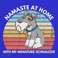 Funny Dog Mom And Yoga Lover Miniature Schnauzer Meaningful Gift Mousepad thumb 1