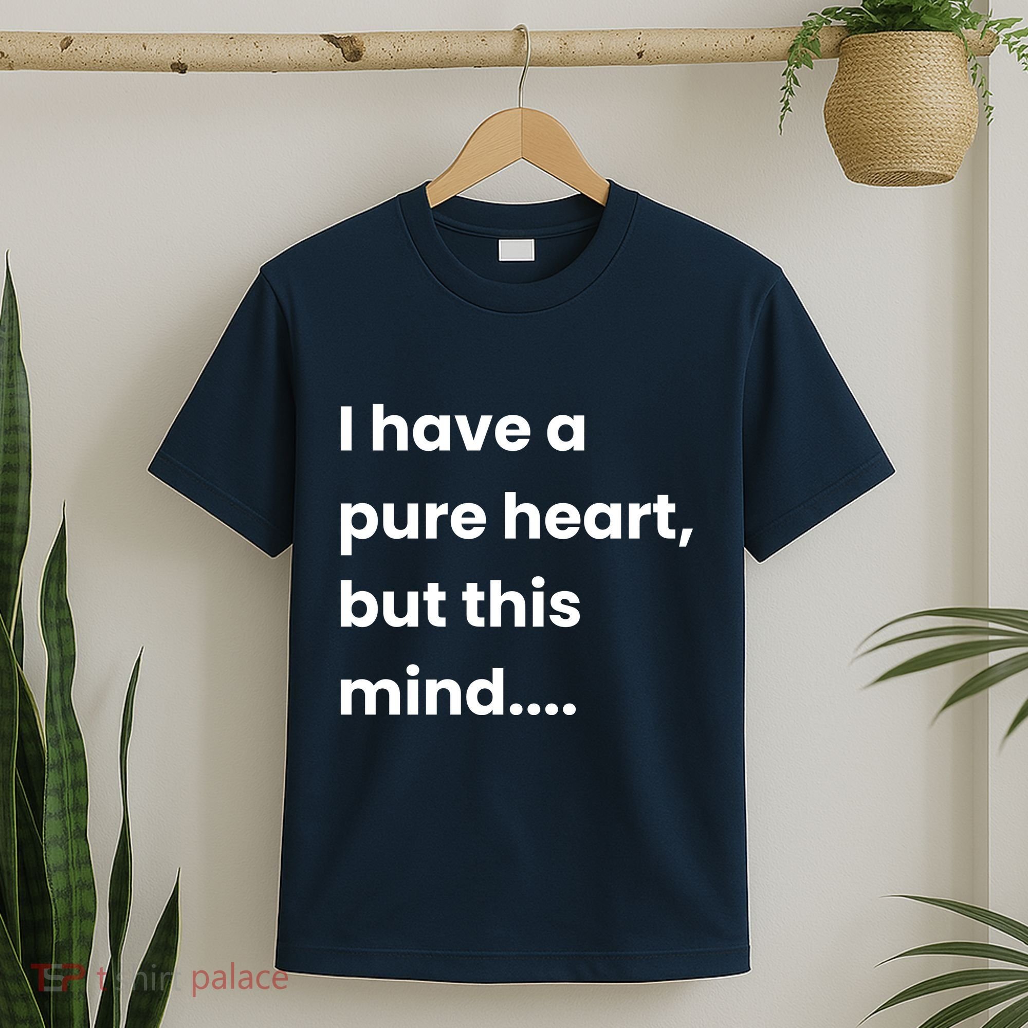 Funny Dirty Mind Quote Adult Joke Humor T-Shirt