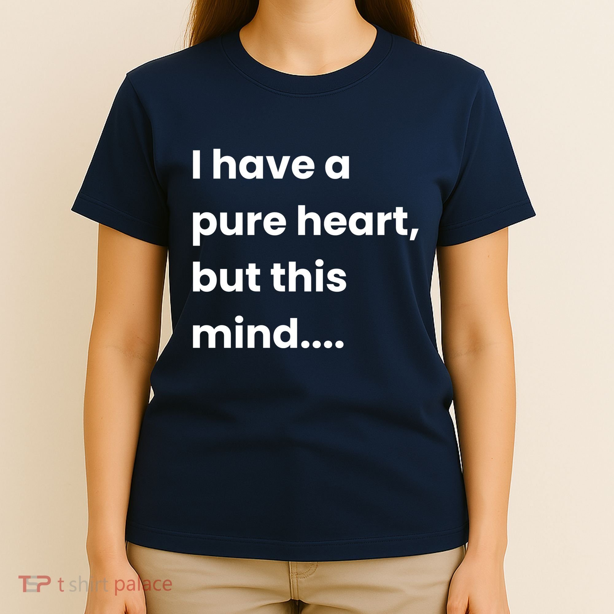 Funny Dirty Mind Quote Adult Joke Humor T-Shirt