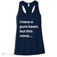 Funny Dirty Mind Quote Adult Joke Humor Women's Tank Top thumb 0