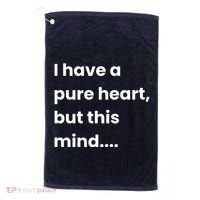Funny Dirty Mind Quote Adult Joke Humor Golf Towel thumb 0