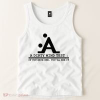 Funny Dirty Mind Test If You Have A Dirty Mind Men Humor Tank Top thumb 2