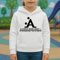 Funny Dirty Mind Test If You Have A Dirty Mind Men Humor Kids Hoodie thumb 3