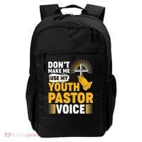 Funny Don't Make Me Use My Pastor Voice Backpack thumb 0