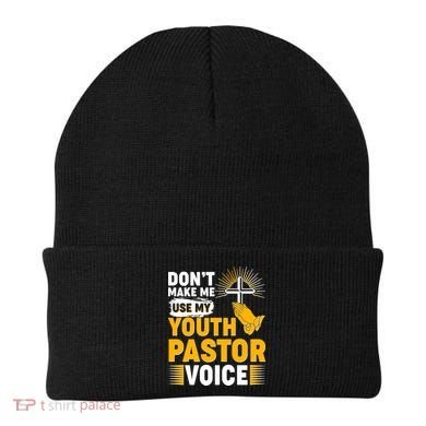 Funny Don't Make Me Use My Pastor Voice Beanie