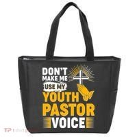 Funny Don't Make Me Use My Pastor Voice Tote Bag thumb 0