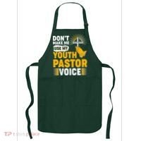 Funny Don't Make Me Use My Pastor Voice Apron thumb 0