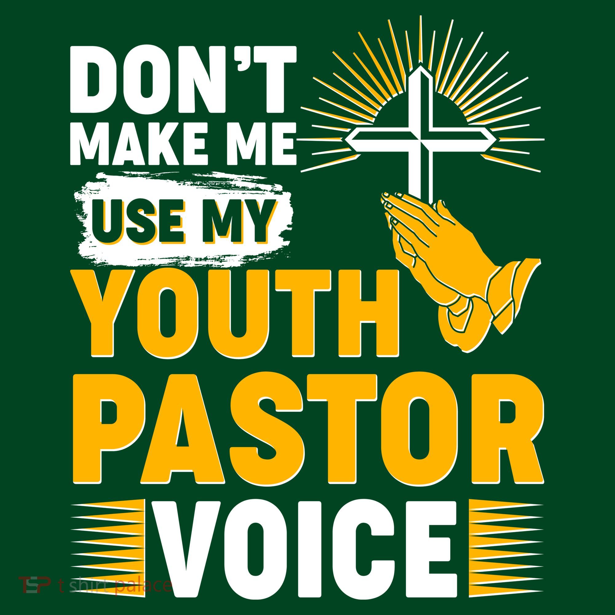Funny Don't Make Me Use My Pastor Voice Apron