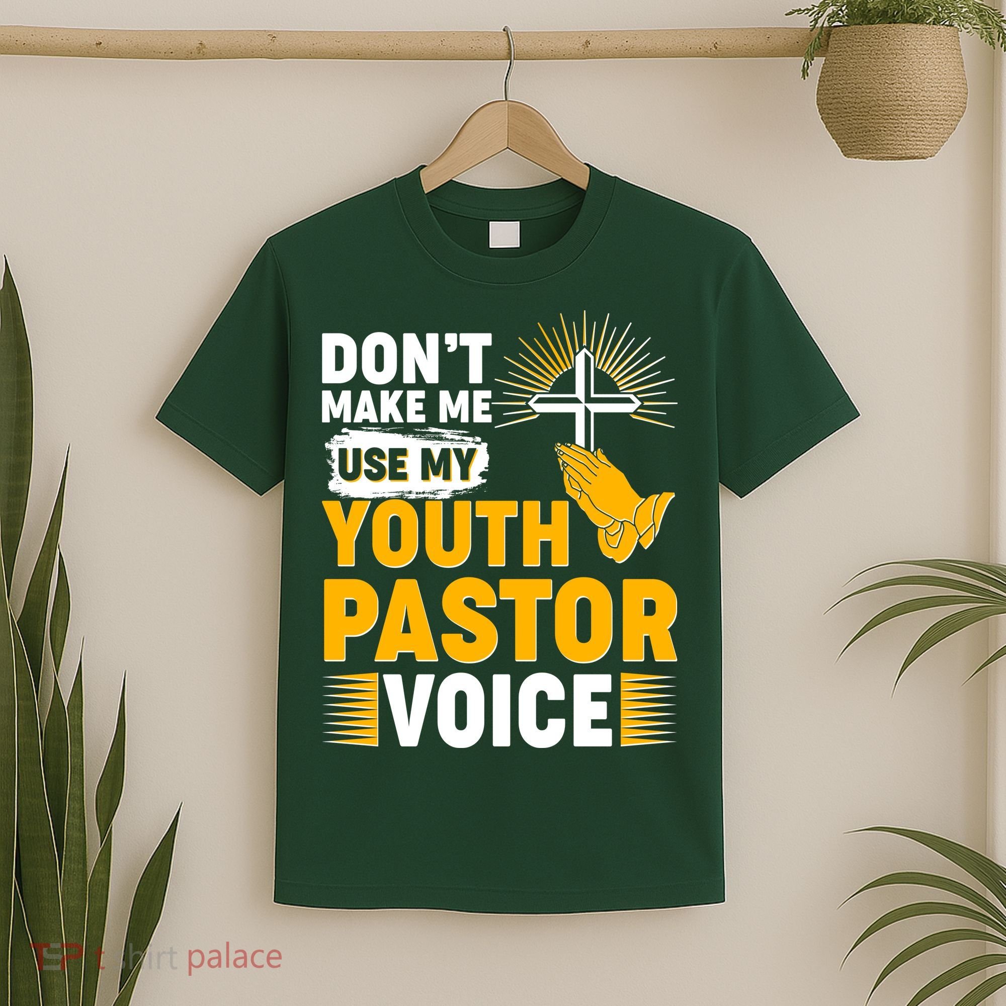 Funny Don't Make Me Use My Pastor Voice T-Shirt