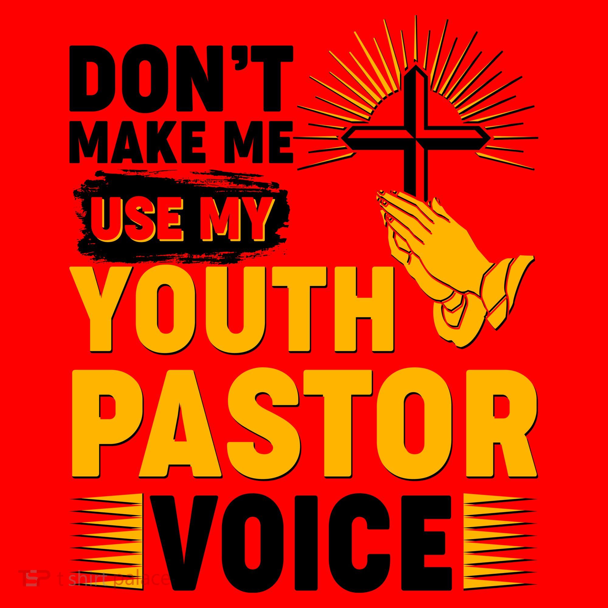 Funny Don't Make Me Use My Pastor Voice Santa Hat