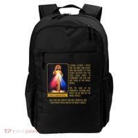 Funny Divine Mercy Jesus Image Chaplet Novena Prayer Catholic Backpack thumb 0