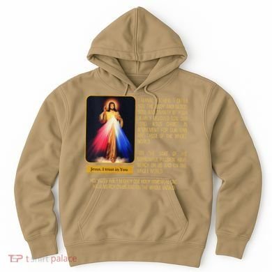 Funny Divine Mercy Jesus Image Chaplet Novena Prayer Catholic Hoodie