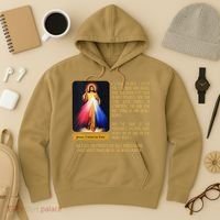 Funny Divine Mercy Jesus Image Chaplet Novena Prayer Catholic Hoodie thumb 3