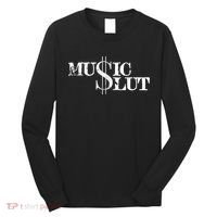 Funny Distressed Music Slut Long Sleeve Shirt thumb 0