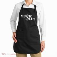 Funny Distressed Music Slut Apron thumb 2