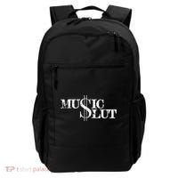 Funny Distressed Music Slut Backpack thumb 0