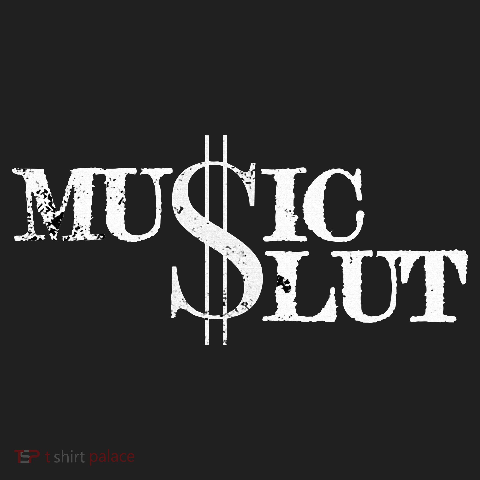 Funny Distressed Music Slut Beanie