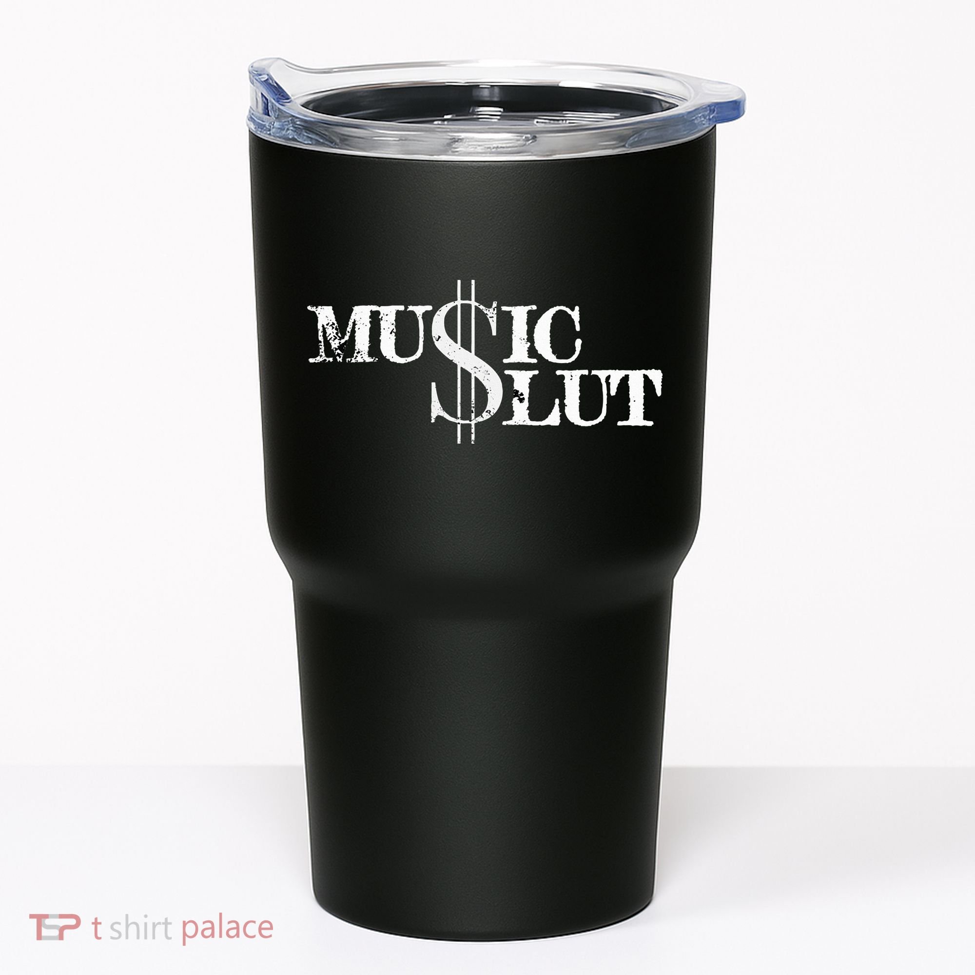 Funny Distressed Music Slut Tumbler