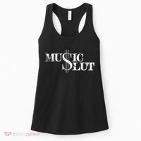 Funny Distressed Music Slut Women's Tank Top thumb 0