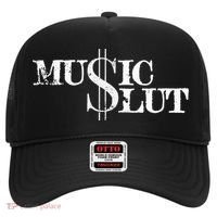 Funny Distressed Music Slut Hat thumb 0