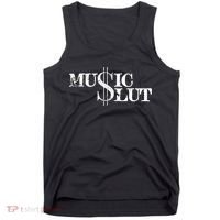 Funny Distressed Music Slut Tank Top thumb 0