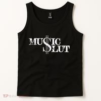 Funny Distressed Music Slut Tank Top thumb 2