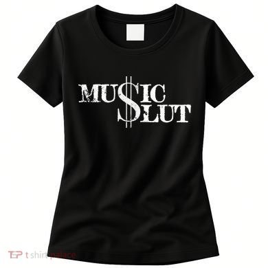 Funny Distressed Music Slut Women's T-Shirt