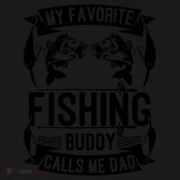 Father's Day My Favorite Fishing Buddy Calls Me Dad Gift Ornament thumb 1