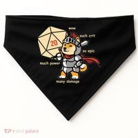 Funny DOGE Meme DnD Dungeons And Dragon USA-Made Doggie Bandana thumb 0
