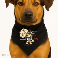 Funny DOGE Meme DnD Dungeons And Dragon USA-Made Doggie Bandana thumb 1