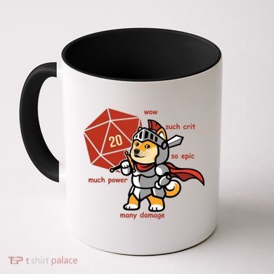 Funny DOGE Meme DnD Dungeons And Dragon Coffee Mug