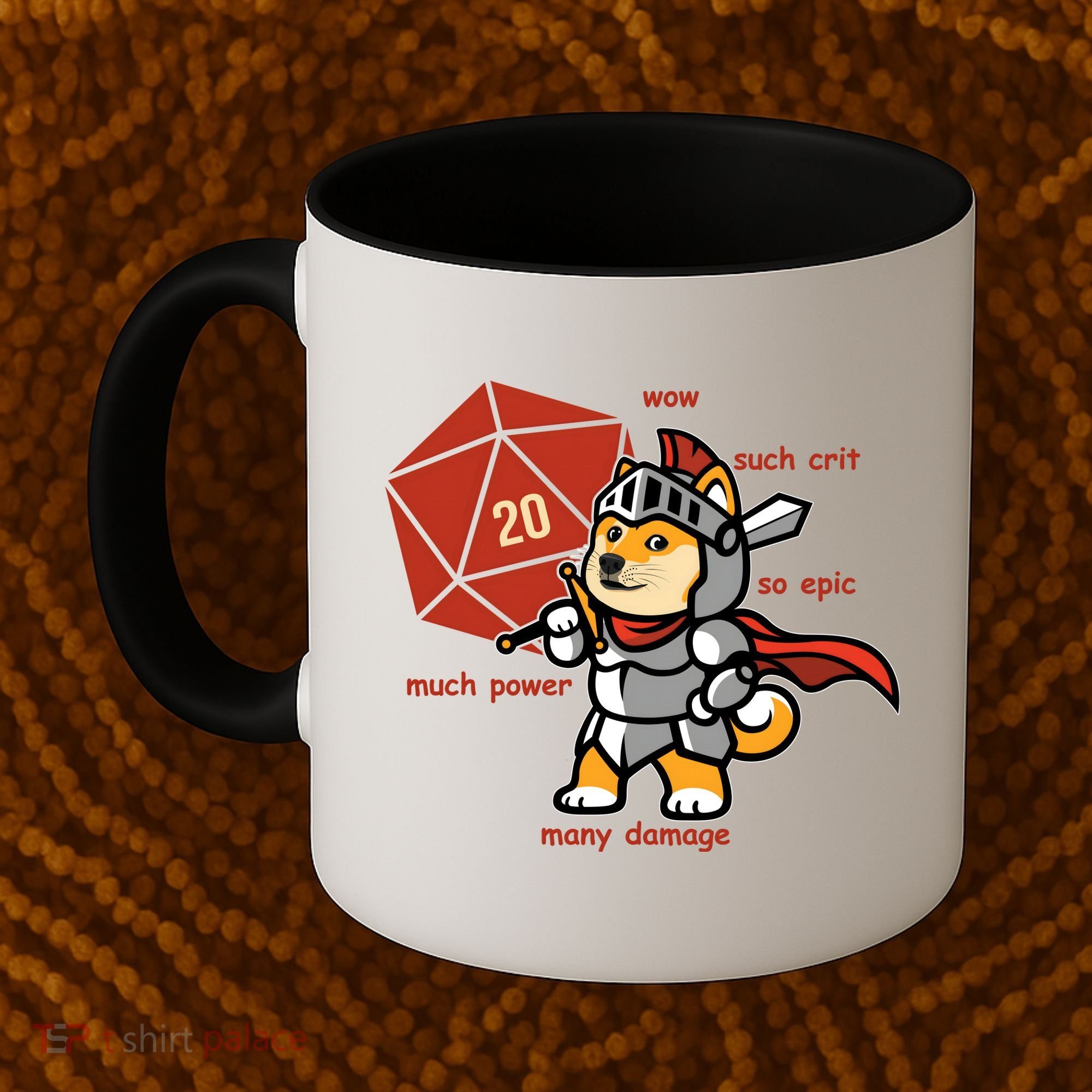Funny DOGE Meme DnD Dungeons And Dragon Coffee Mug