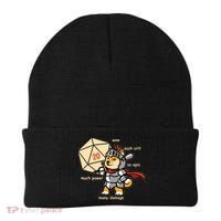 Funny DOGE Meme DnD Dungeons And Dragon Beanie thumb 0