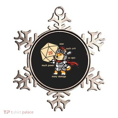 Funny DOGE Meme DnD Dungeons And Dragon Ornament
