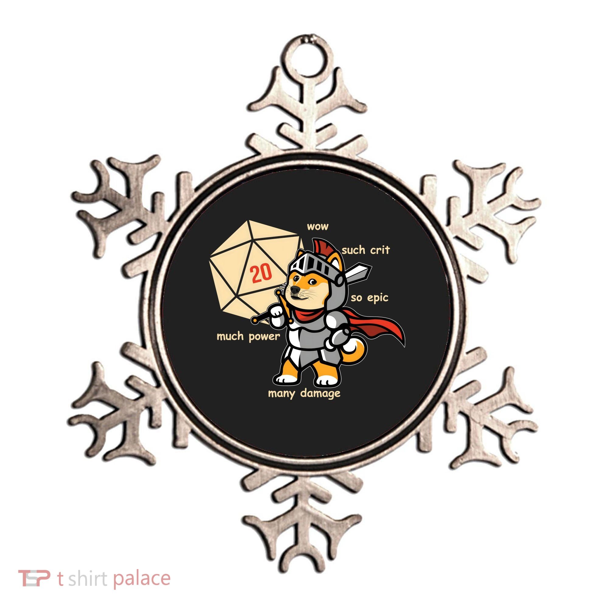 Funny DOGE Meme DnD Dungeons And Dragon Ornament
