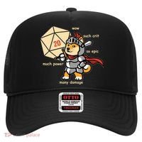 Funny DOGE Meme DnD Dungeons And Dragon Hat thumb 0