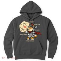 Funny DOGE Meme DnD Dungeons And Dragon Hoodie thumb 0
