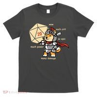 Funny DOGE Meme DnD Dungeons And Dragon T-Shirt thumb 0