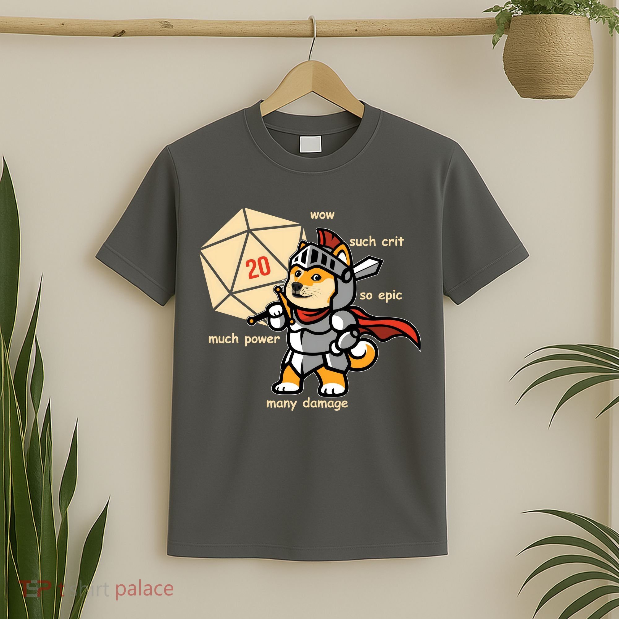 Funny DOGE Meme DnD Dungeons And Dragon T-Shirt