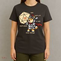 Funny DOGE Meme DnD Dungeons And Dragon T-Shirt thumb 4