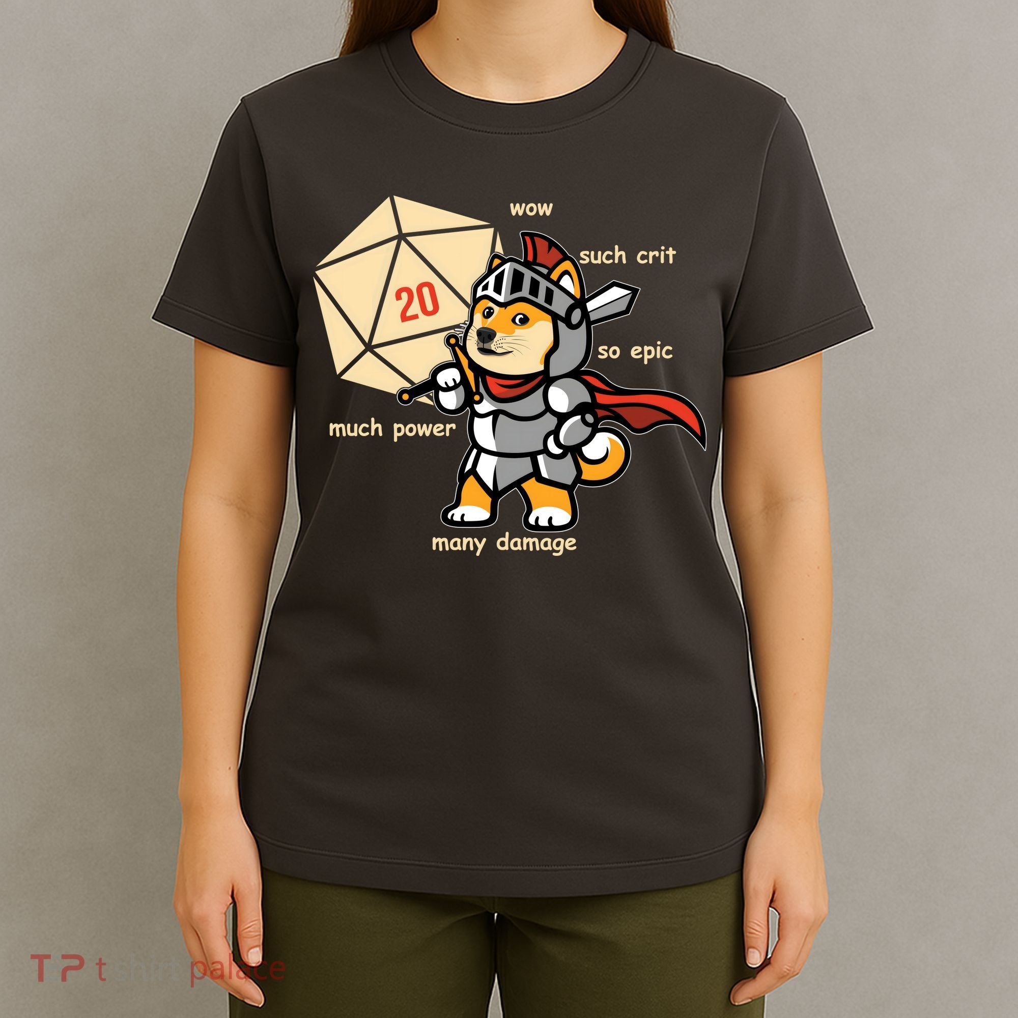 Funny DOGE Meme DnD Dungeons And Dragon T-Shirt
